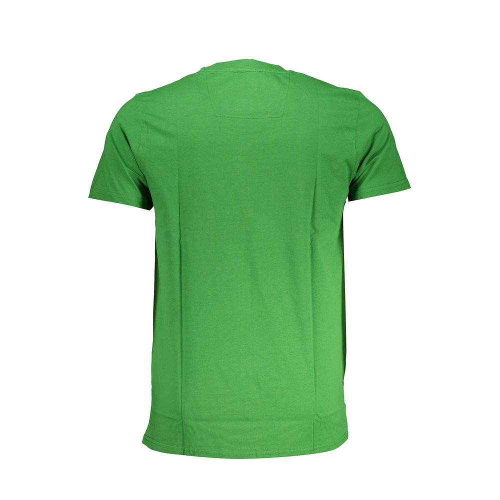 Cavalli Class Verde Cotton Men T-Shirt | Regal Royce
