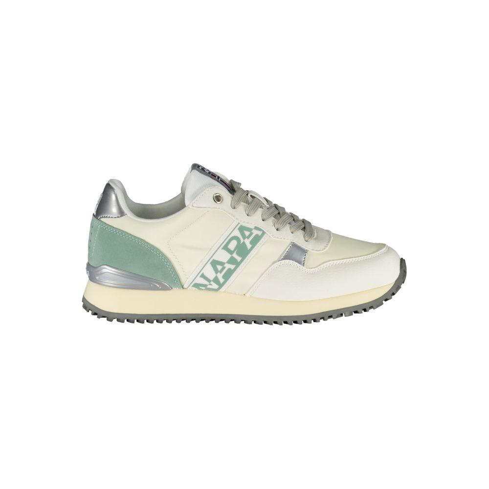 Napapijri Bianco Polyester Women Sneaker | Regal Royce