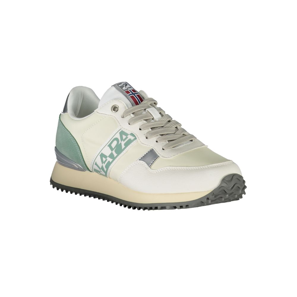 Napapijri Bianco Polyester Women Sneaker | Regal Royce