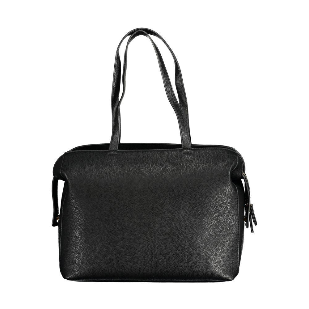 Mario Valentino Nero Poliuretano Women Handbag | Regal Royce