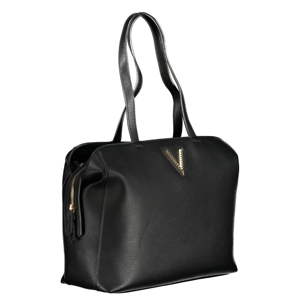 Mario Valentino Nero Poliuretano Women Handbag | Regal Royce