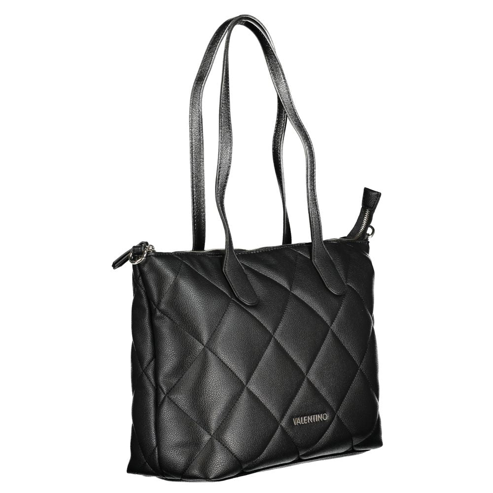 Mario Valentino Nero Polyurethane Women Handbag | Regal Royce