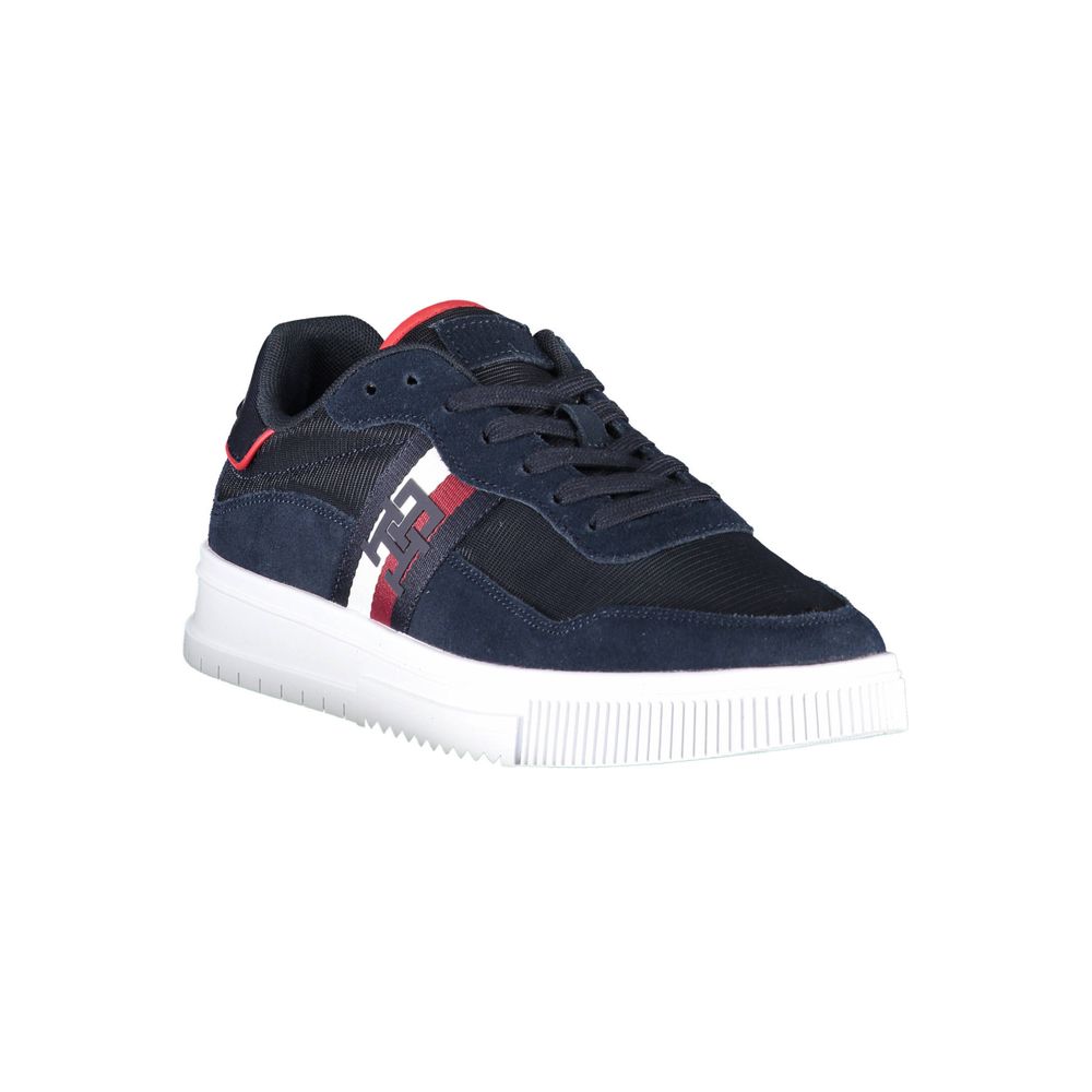 Tommy Hilfiger Blue Polyester Men Sneaker | Regal Royce