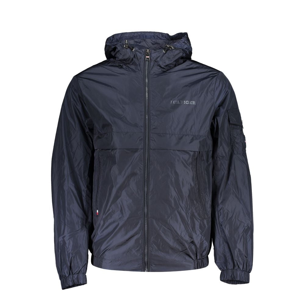 Tommy Hilfiger Blue Nylon Men's Jacket | Regal Royce