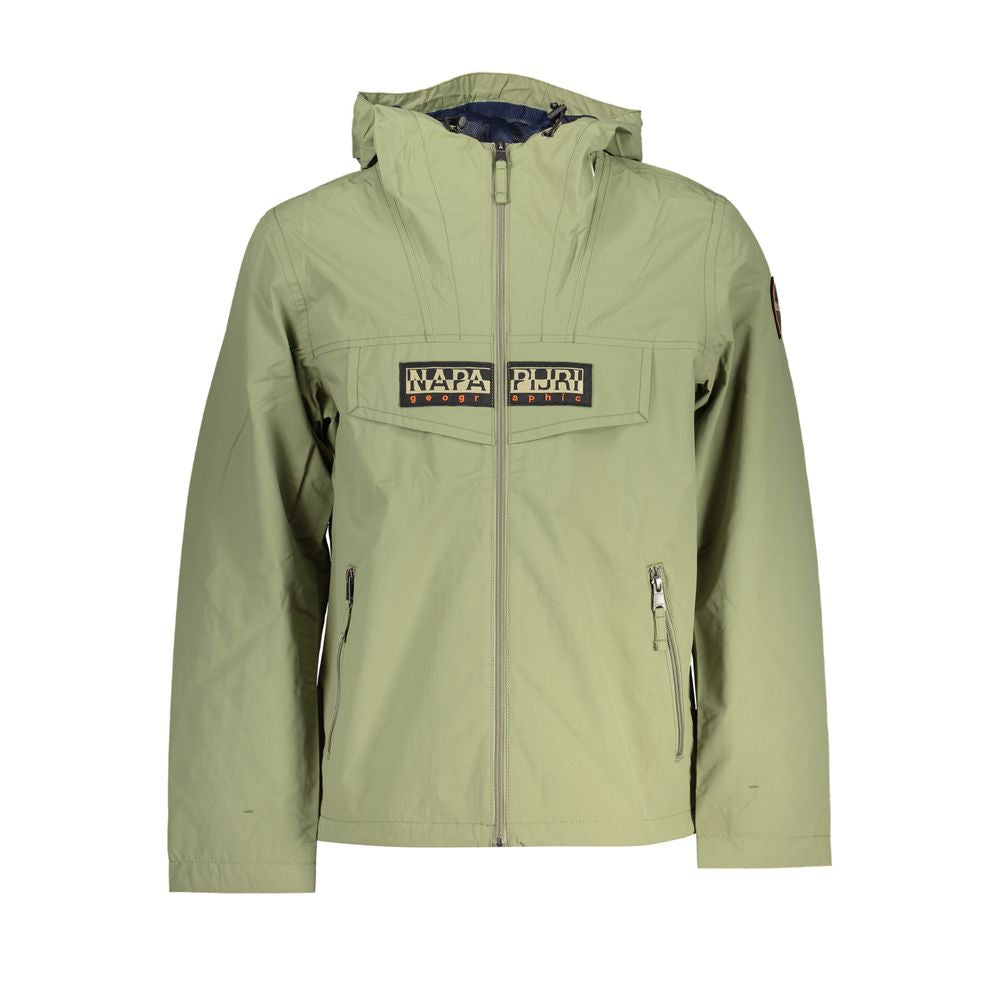 Napapijri Verde Poliammide Uomo Jacket | Regal Royce