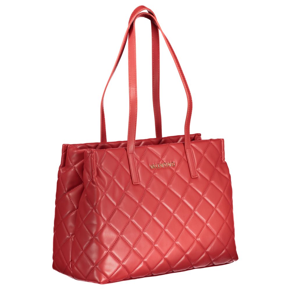 Mario Valentino Rosso Polyurethane Women Handbag | Regal Royce