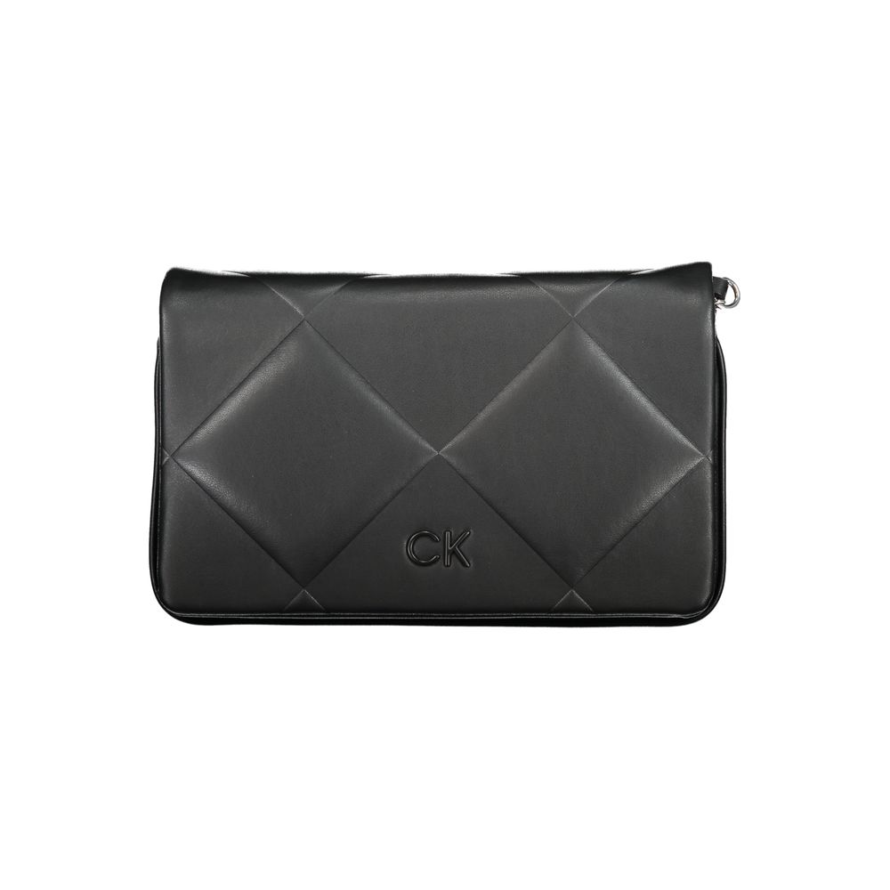 Calvin Klein Black Polyurethane Women Handbag | Regal Royce