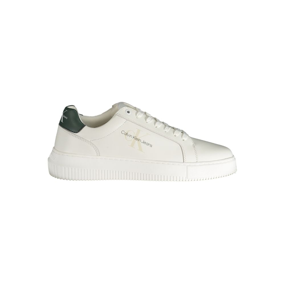 Calvin Klein Bianco Leather Men Sneaker | Regal Royce