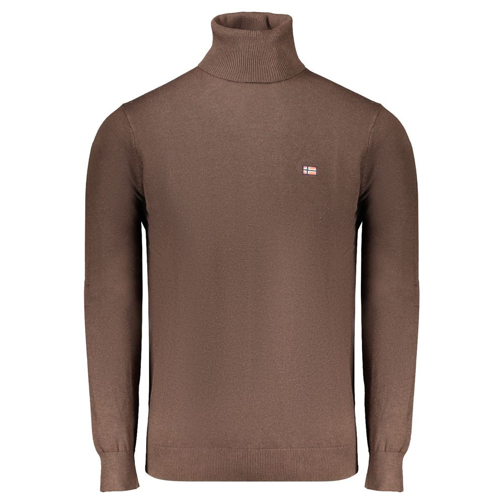 Norway 1963 Marrone Polyamide Men Sweater | Regal Royce