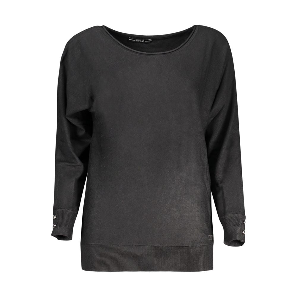 Guess Jeans Black Viscosa Women Sweater | Regal Royce