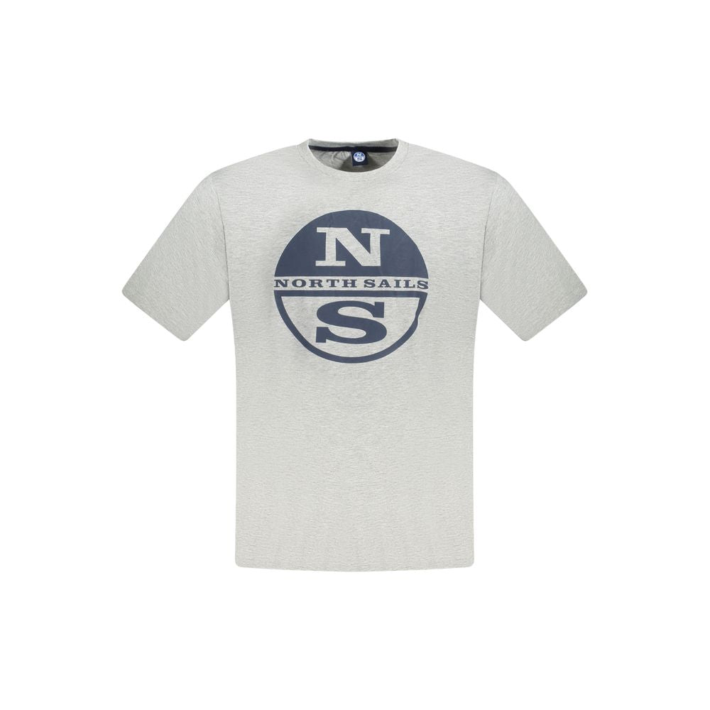 North Sails Grigio Cotton Men T-Shirt | Regal Royce
