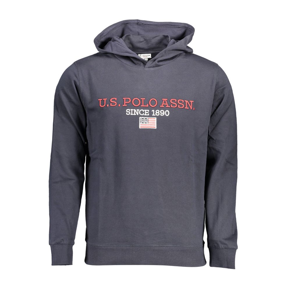 U.S. POLO ASSN. Blue Cotton Men's Hoodie | Regal Royce