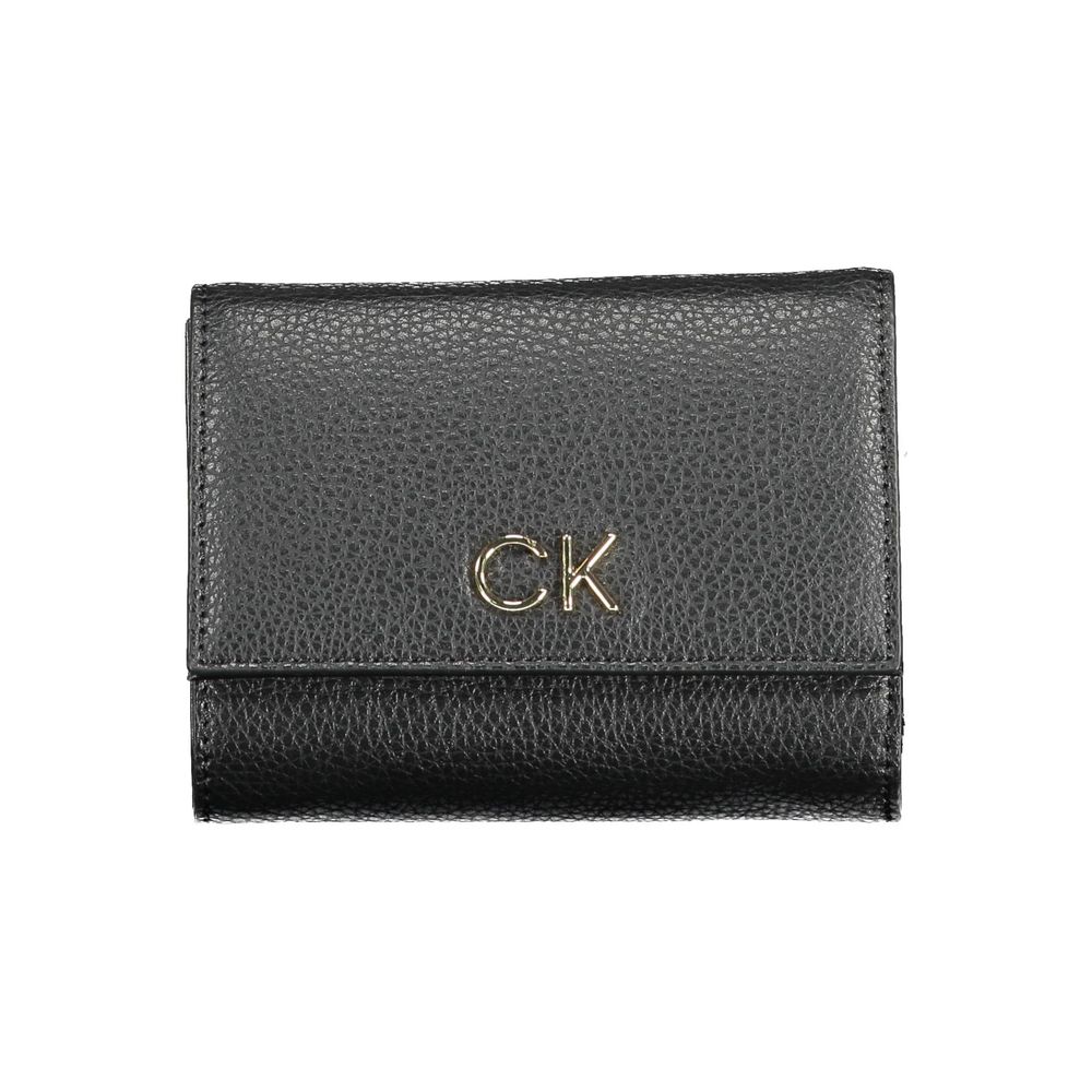 Calvin Klein Black Polyurethane Women Wallet | Regal Royce
