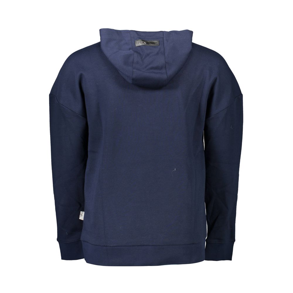 Plein Sport Blue Cotton Men Sweatshirt | Regal Royce