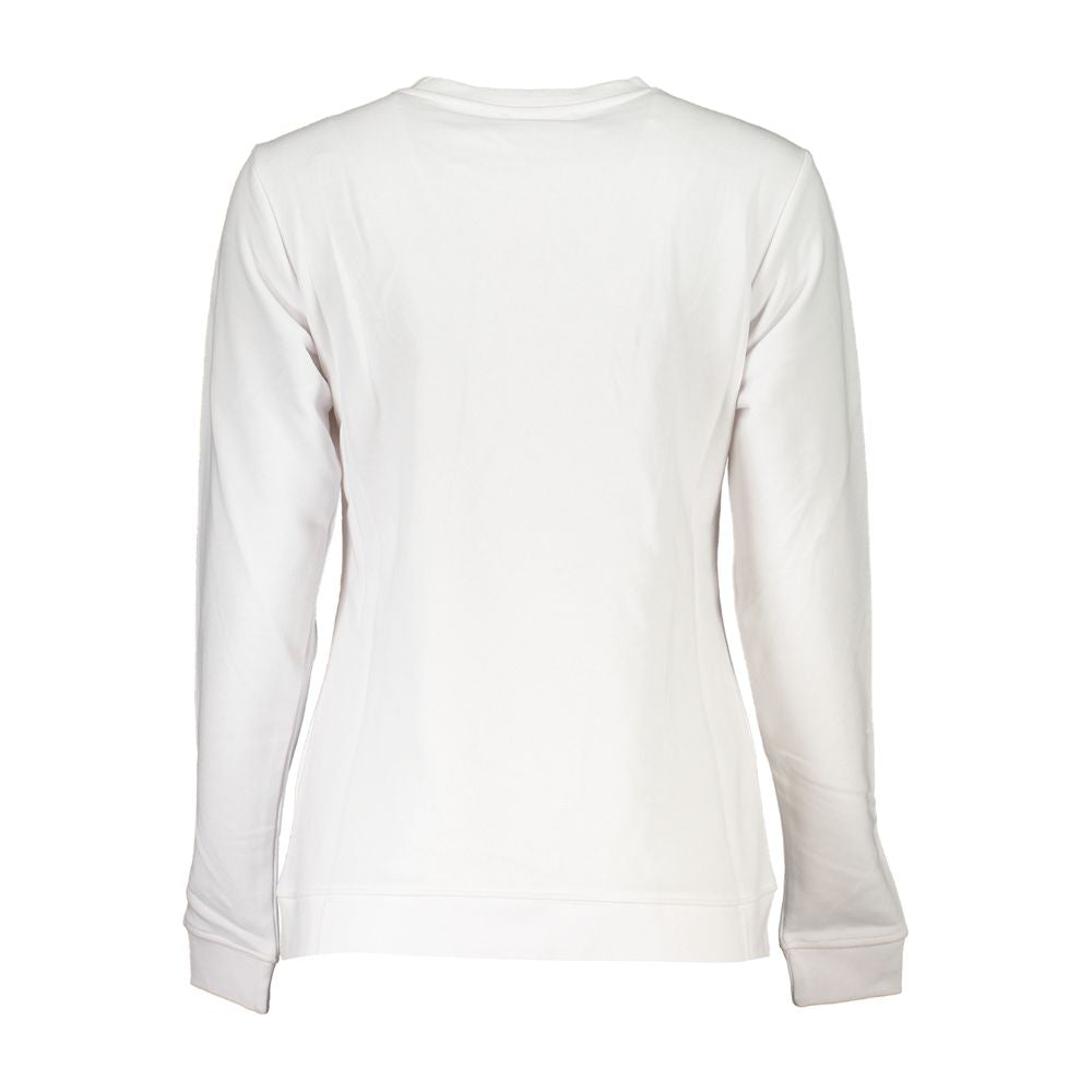 Cavalli Class White Cotton Sweater | Regal Royce