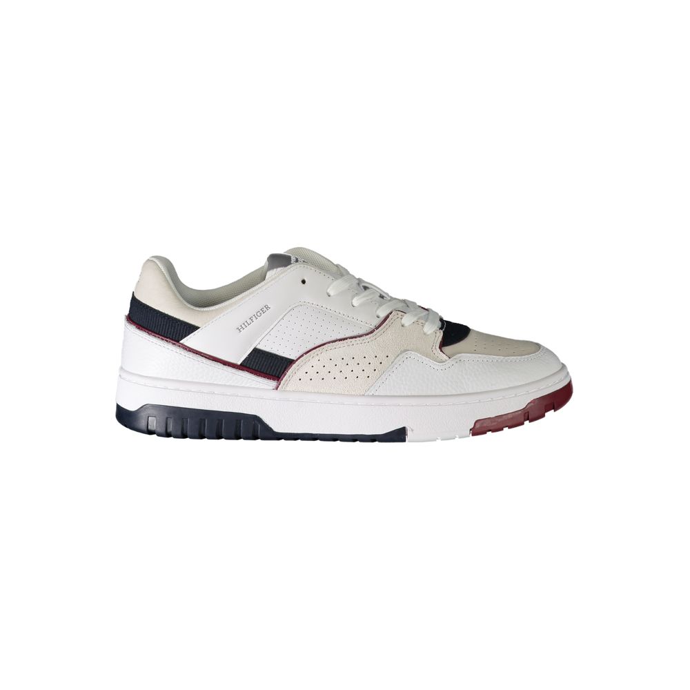 Tommy Hilfiger Bianco Polyurethane Men Sneaker | Regal Royce