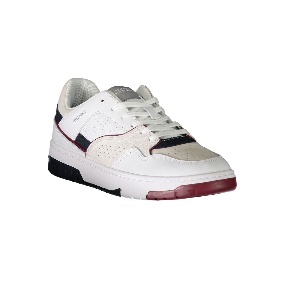 Tommy Hilfiger Bianco Polyurethane Men Sneaker | Regal Royce