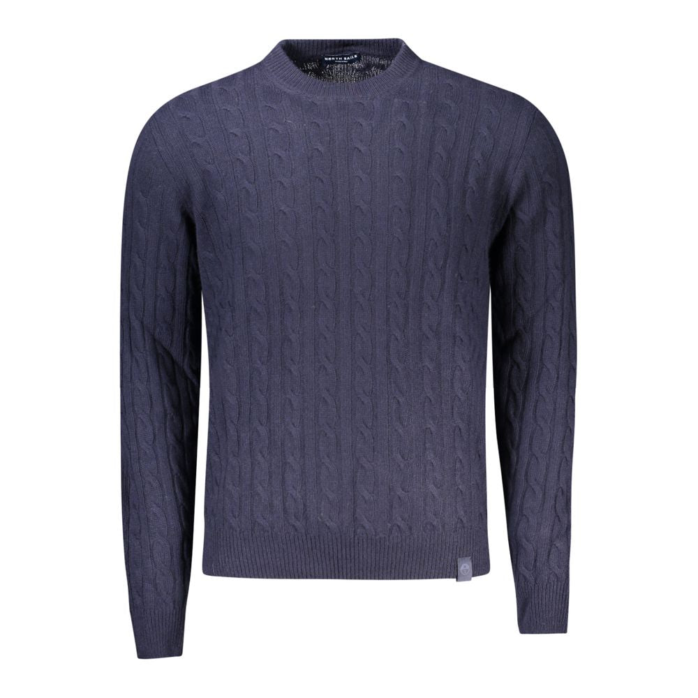 North Sails Black Wool Men Sweater | Regal Royce