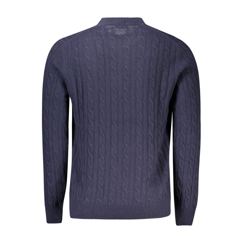 North Sails Black Wool Men Sweater | Regal Royce