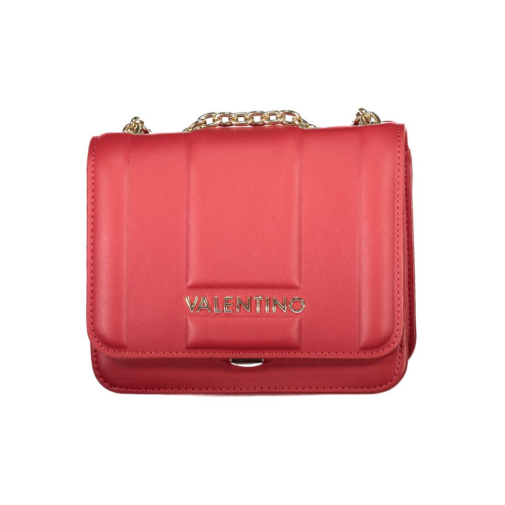 Mario Valentino Rosso Polyurethane Women Handbag | Regal Royce