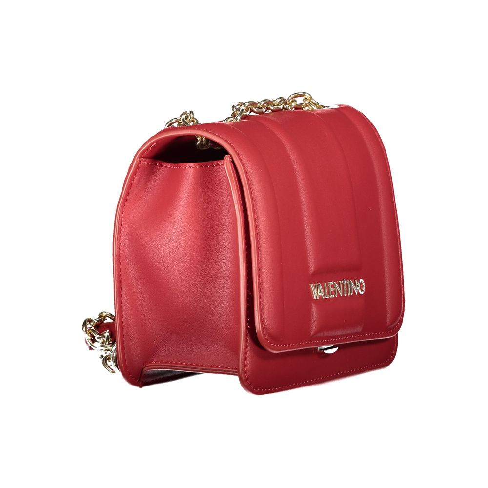 Mario Valentino Rosso Polyurethane Women Handbag | Regal Royce