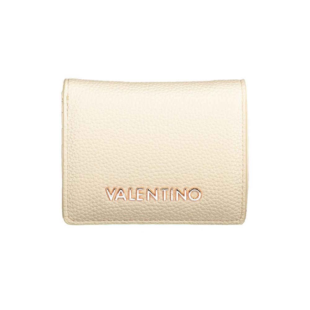 Mario Valentino Beige Polyurethane Women Wallet | Regal Royce