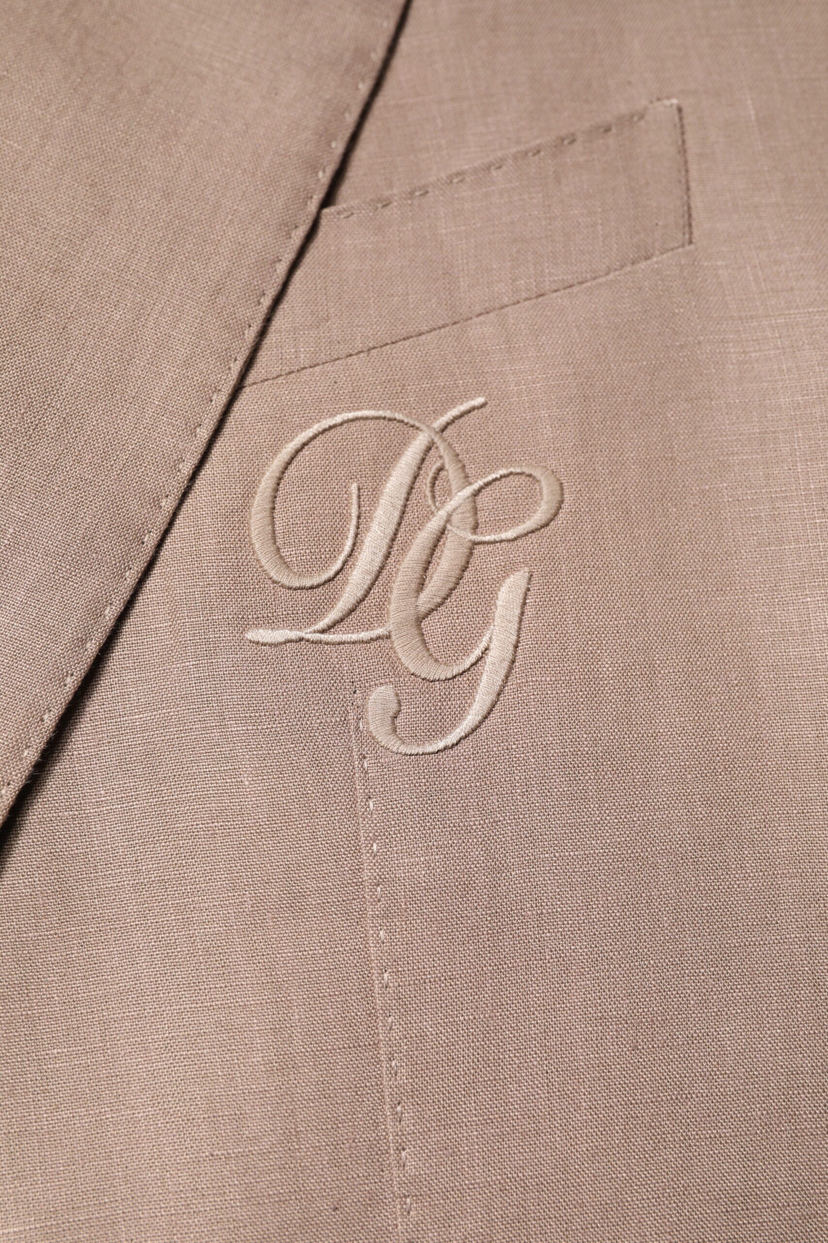 Dolce & Gabbana Beige TAORMINA Single Breasted Coat Blazer | Regal Royce