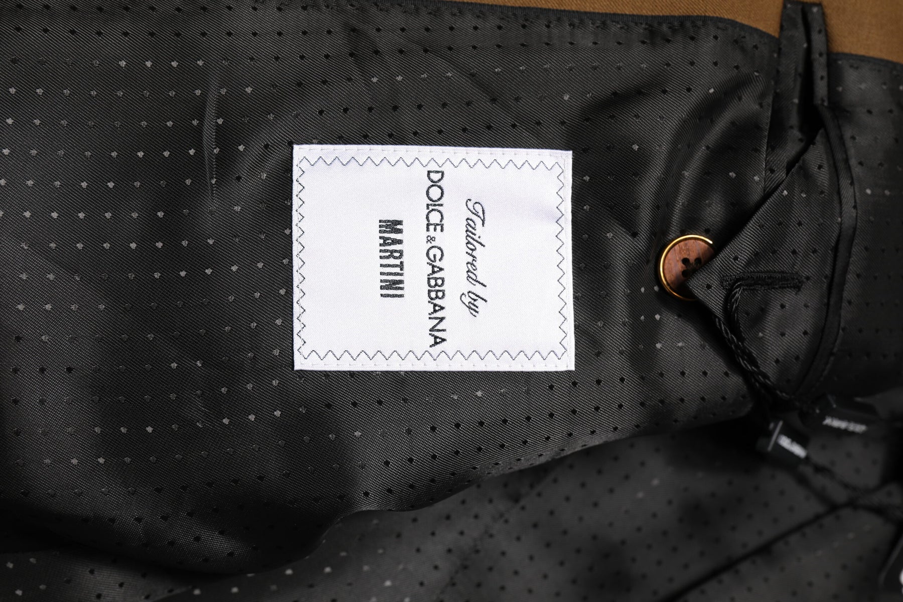 Dolce & Gabbana Brown MARTINI Single Breasted Coat Blazer | Regal Royce