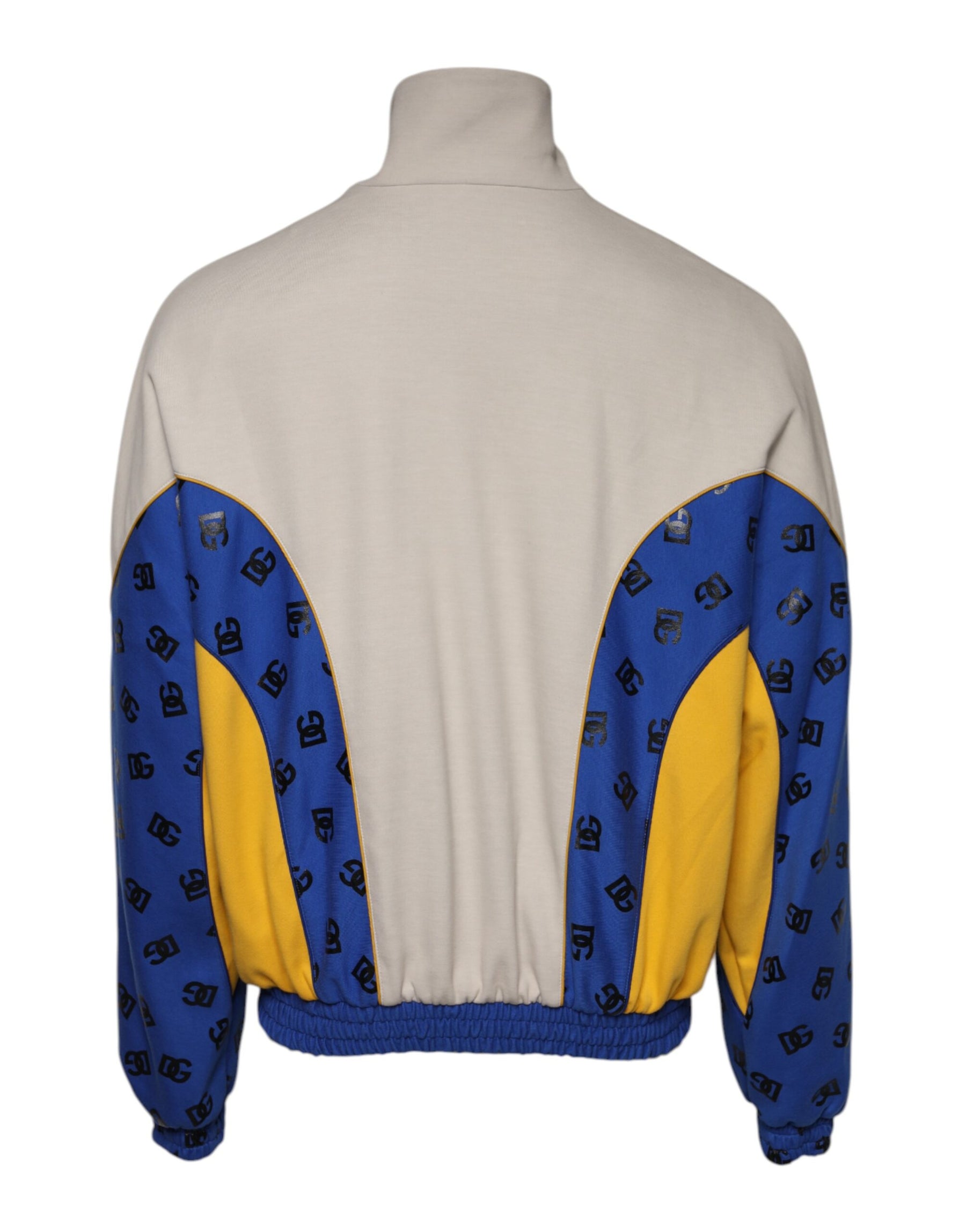 Dolce & Gabbana Multicolor Polyester Full Zip Bomber Jacket | Regal Royce