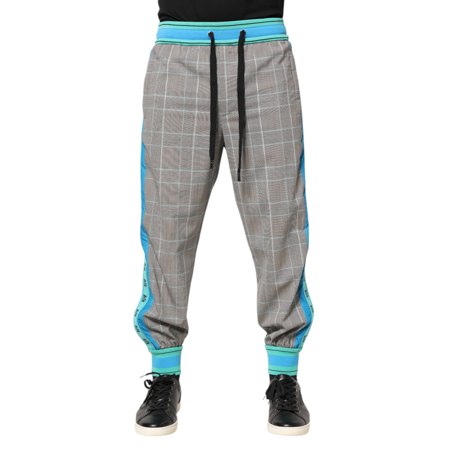 Dolce & Gabbana Multicolor Cotton Men Jogger Sweatpants Pants | Regal Royce