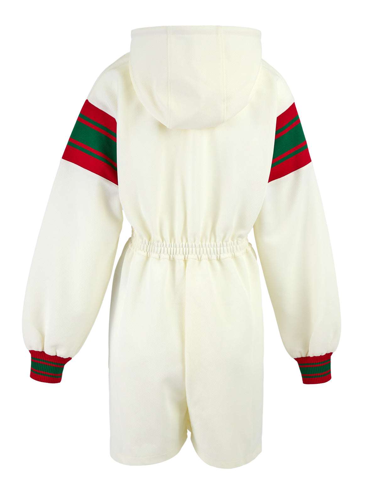 Gucci Cream Polyester Hooded Logo Sweatsuit | Regal Royce
