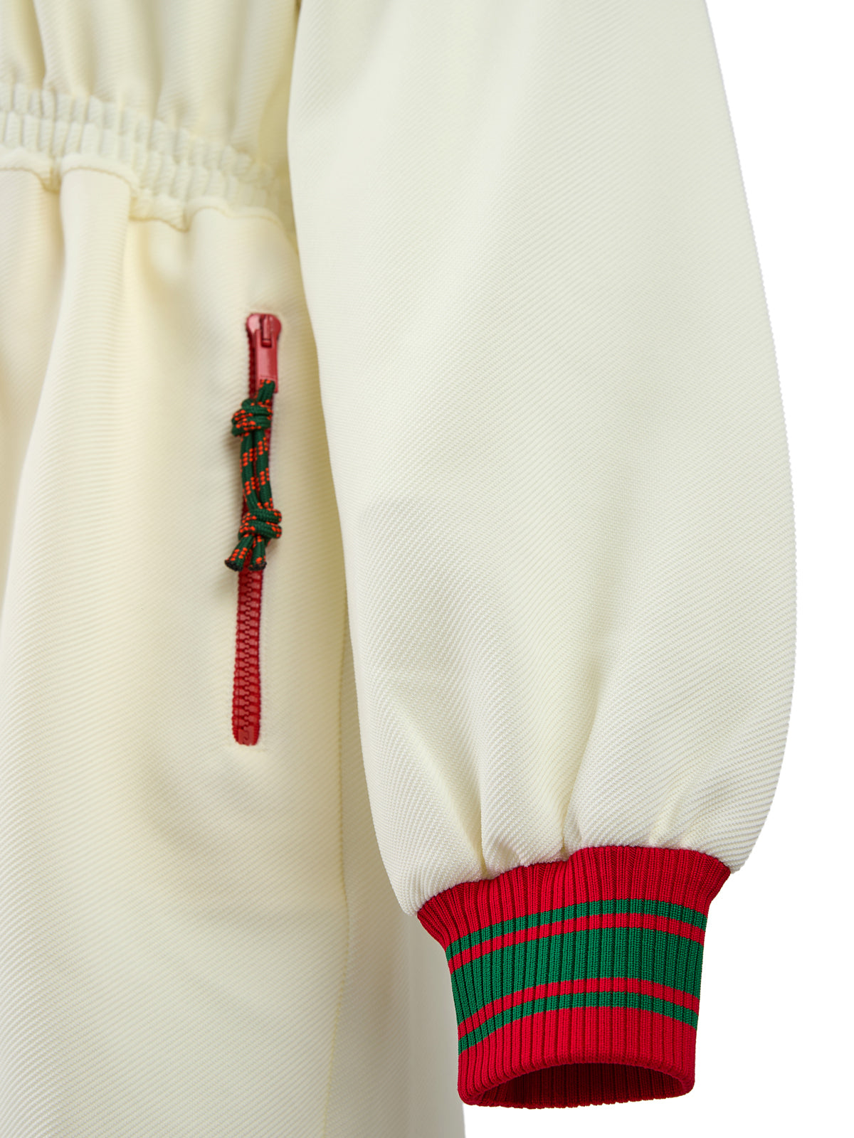 Gucci Cream Polyester Hooded Logo Sweatsuit | Regal Royce