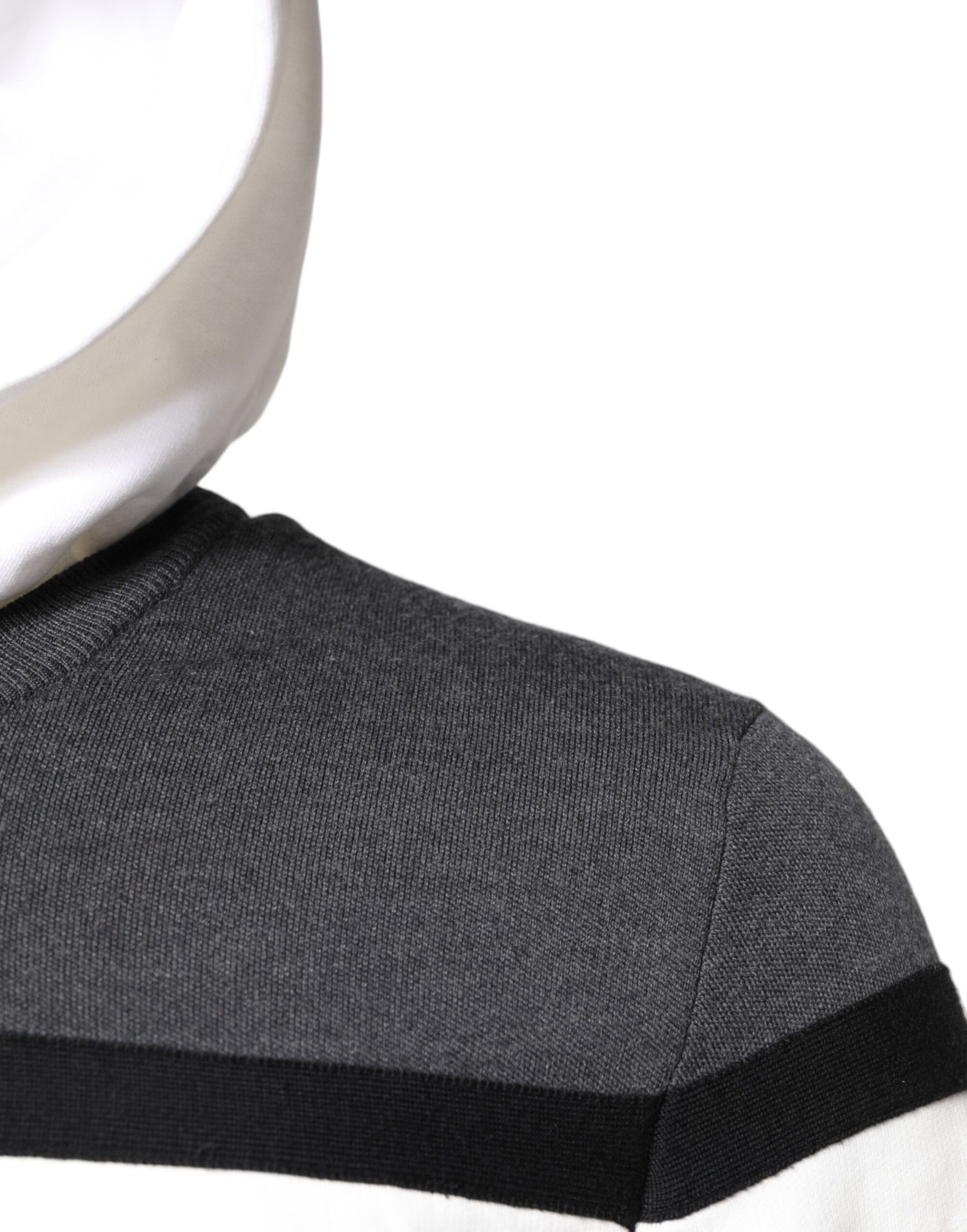 Dolce & Gabbana Multicolor Logo Pullover Hooded Sweater | Regal Royce