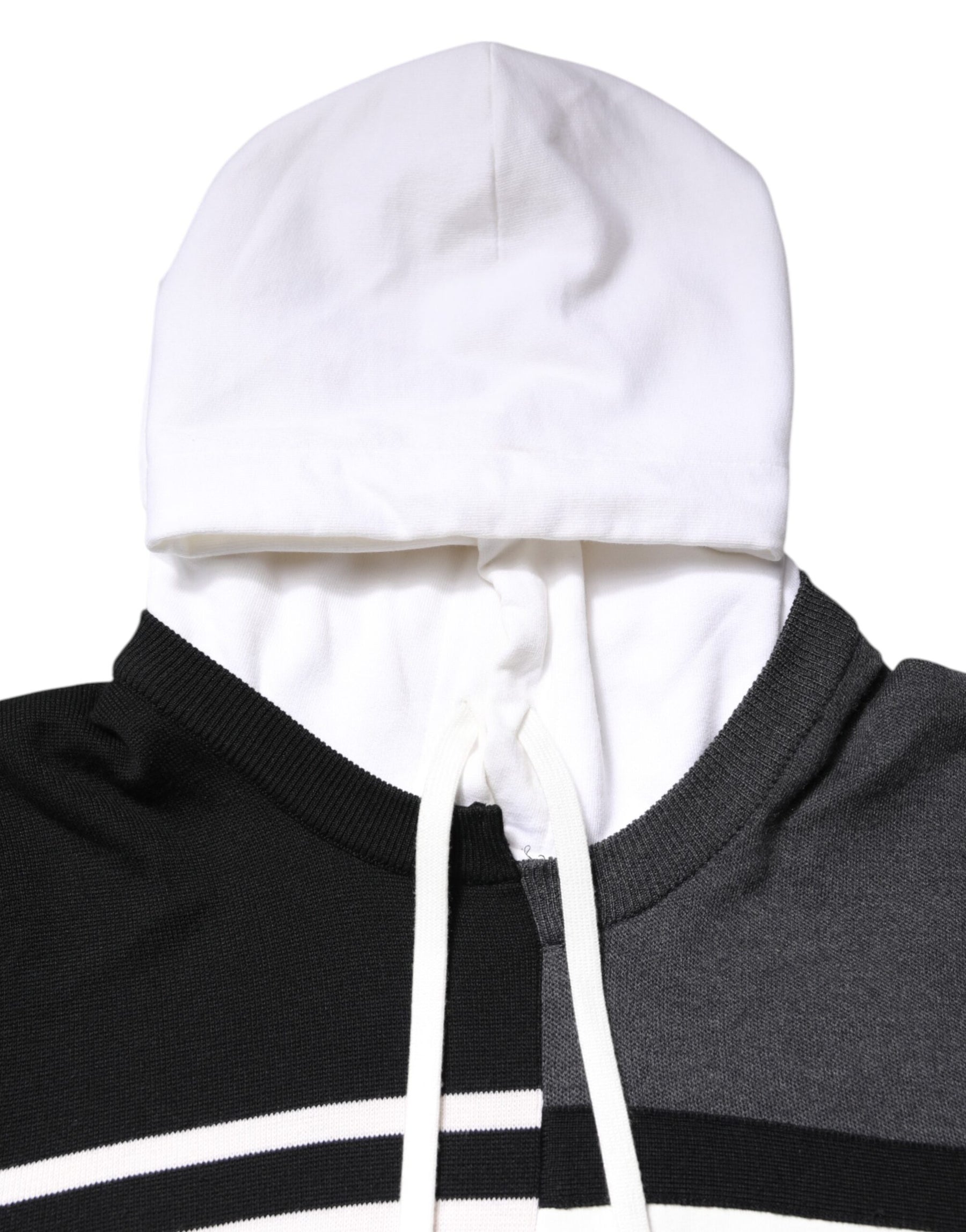 Dolce & Gabbana Multicolor Logo Pullover Hooded Sweater | Regal Royce