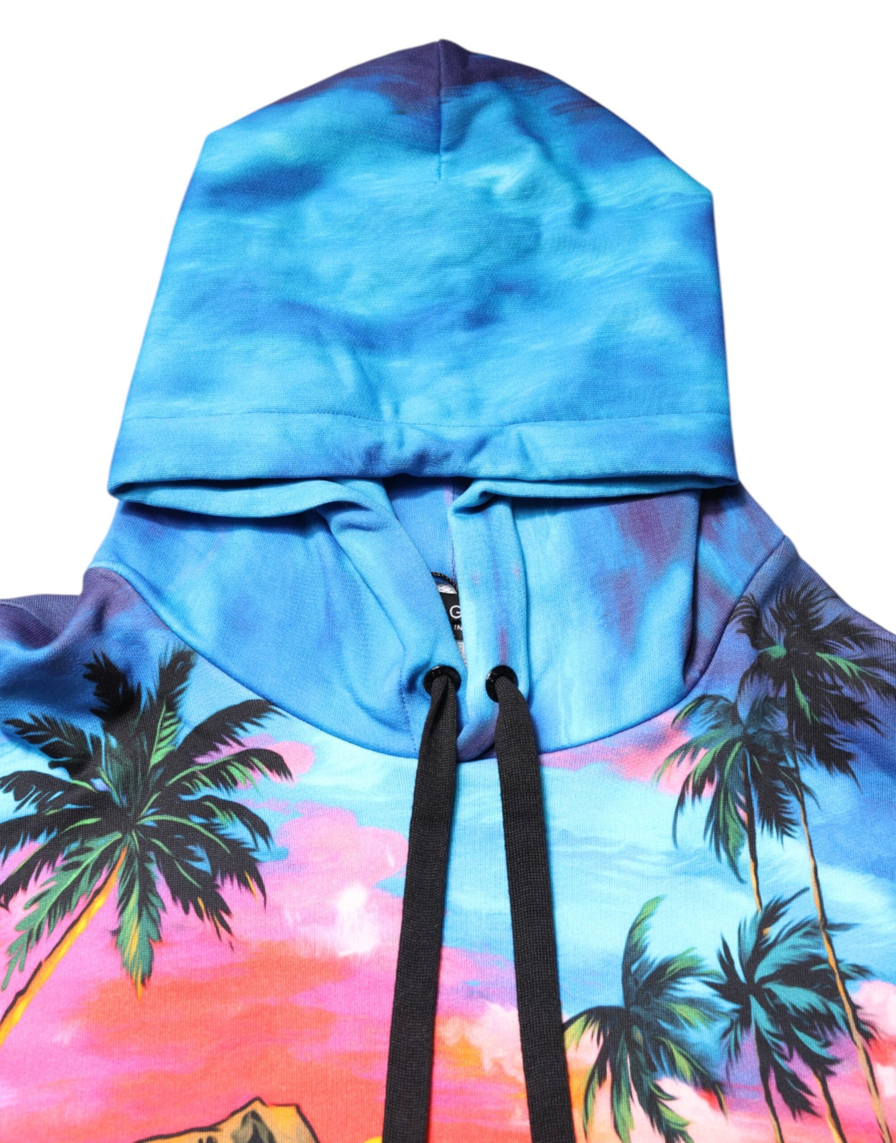 Dolce & Gabbana Multicolor Print Hooded Sweatshirt Sweater | Regal Royce