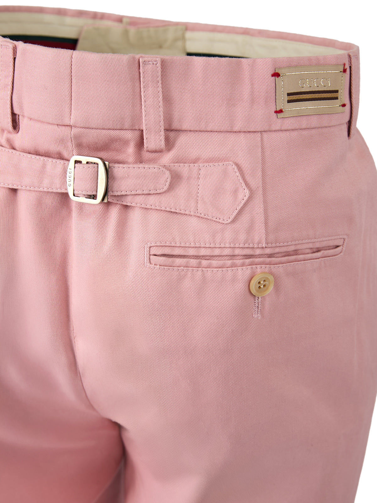 Gucci Light Pink Cotton Pants | Regal Royce