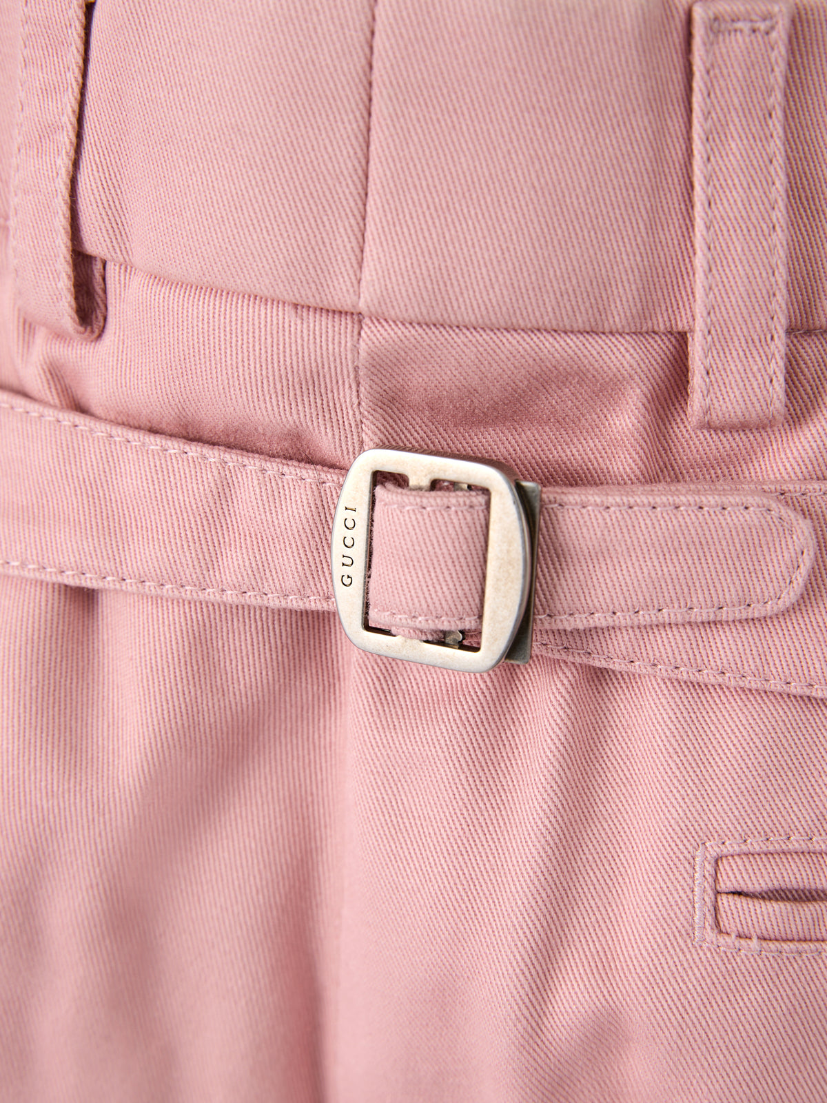 Gucci Light Pink Cotton Pants | Regal Royce