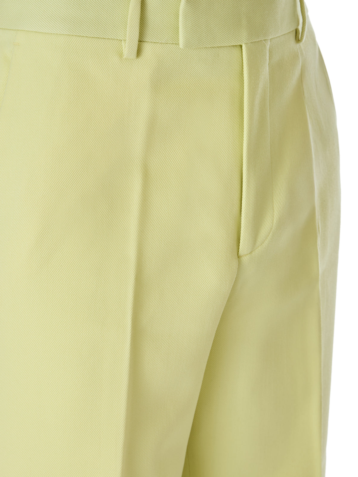 Gucci Lime Yellow Polyester Pants | Regal Royce