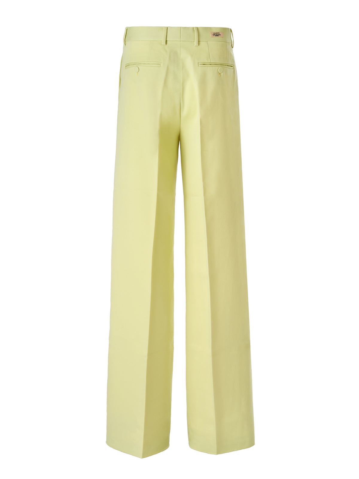 Gucci Lime Yellow Polyester Pants | Regal Royce