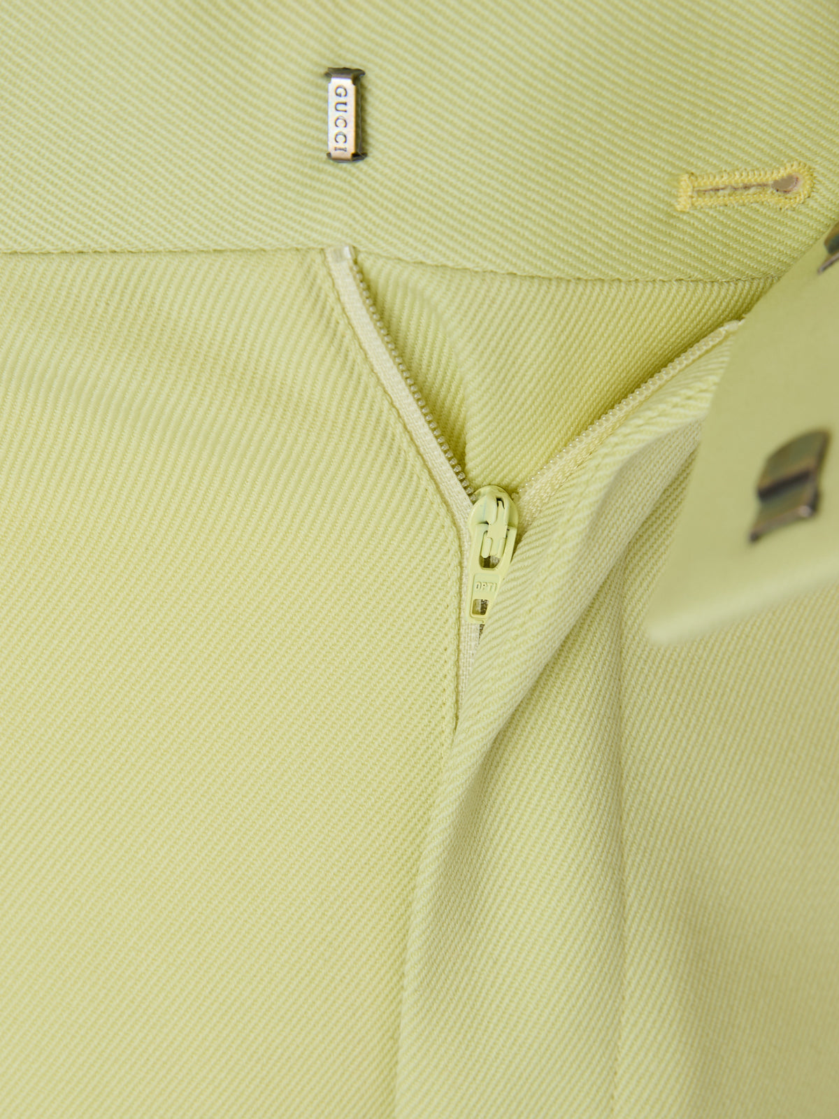 Gucci Lime Yellow Polyester Pants | Regal Royce