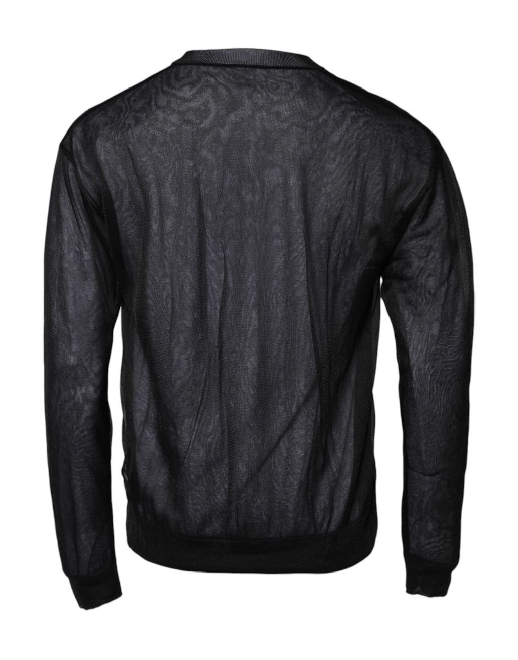 Dolce & Gabbana Black White Logo Knitted Pullover Sweater