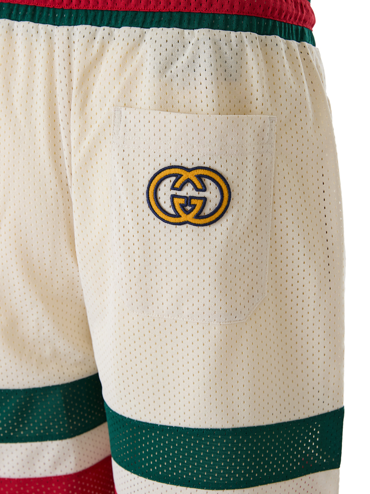 Gucci Cream polyester  Logo Shorts | Regal Royce