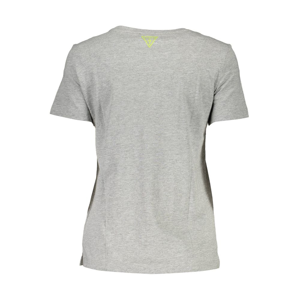 Guess Jeans Grigio Cotton Women T-Shirt | Regal Royce