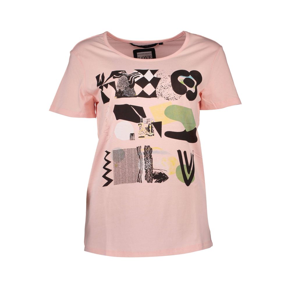 Silvian Heach Rosa Cotton Women T-Shirt | Regal Royce