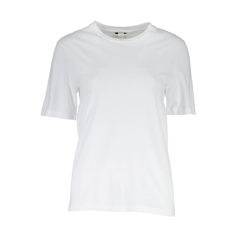 Gant Bianco Cotton Men T-Shirt | Regal Royce