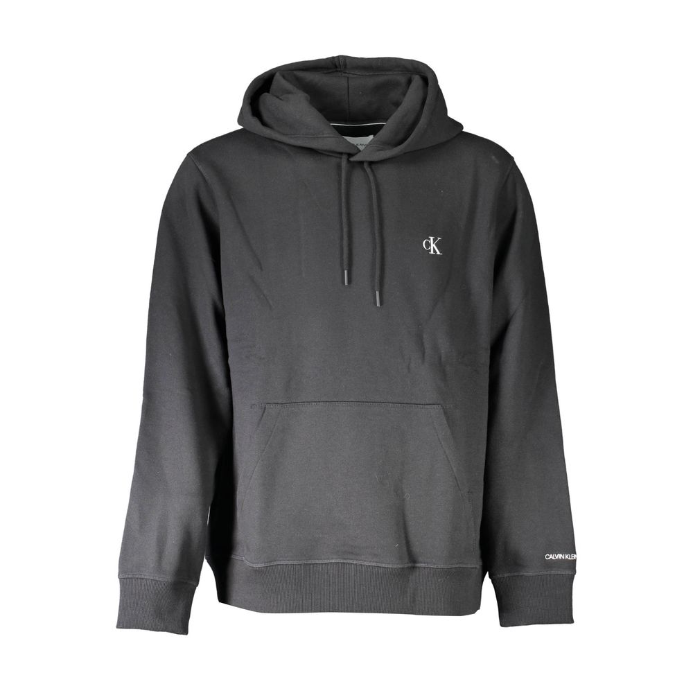 Calvin Klein Black Cotton Men Sweatshirt | Regal Royce