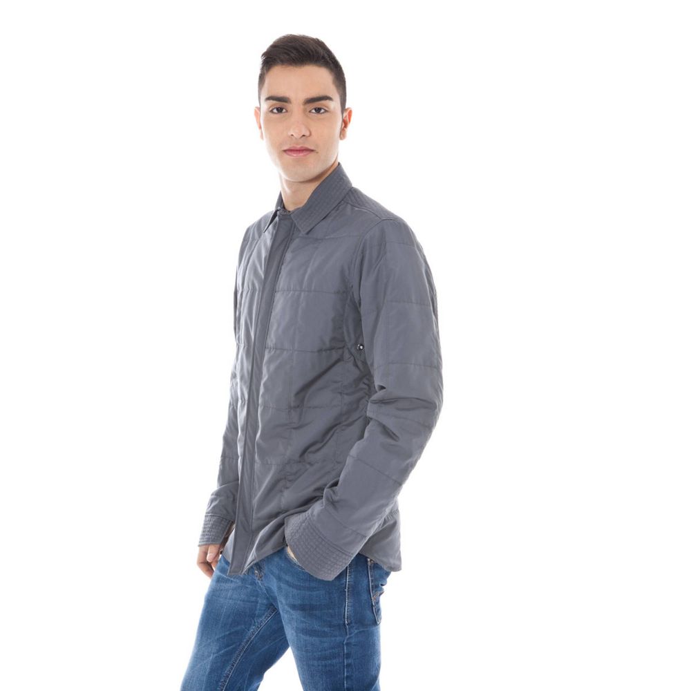 Calvin Klein Grigio Polyester Men's Jacket | Regal Royce