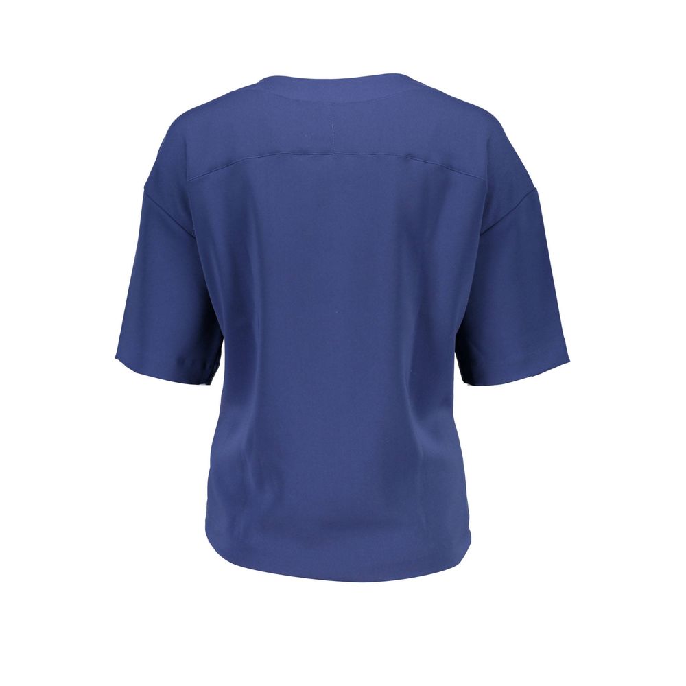 Gant Blue Cotton Women T-Shirt