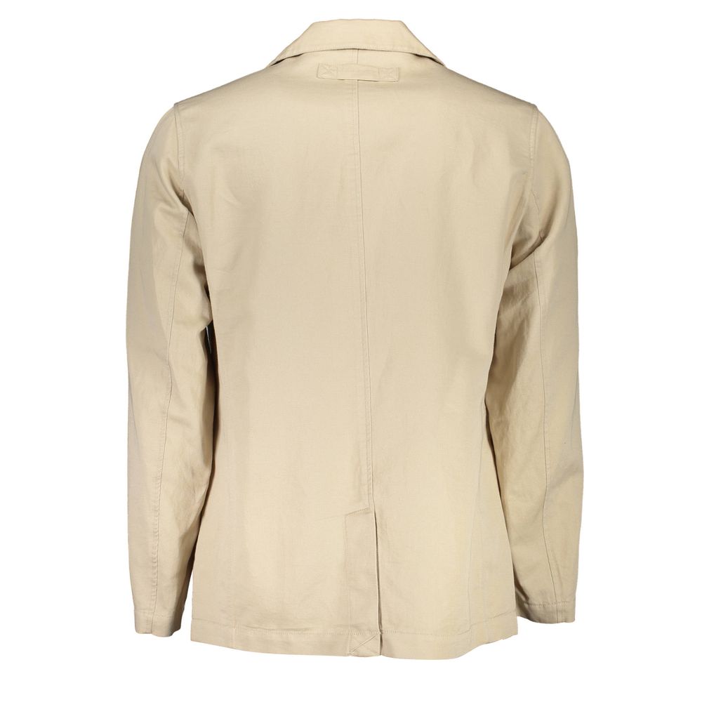 Gant Beige Cotton Men's Jacket | Regal Royce