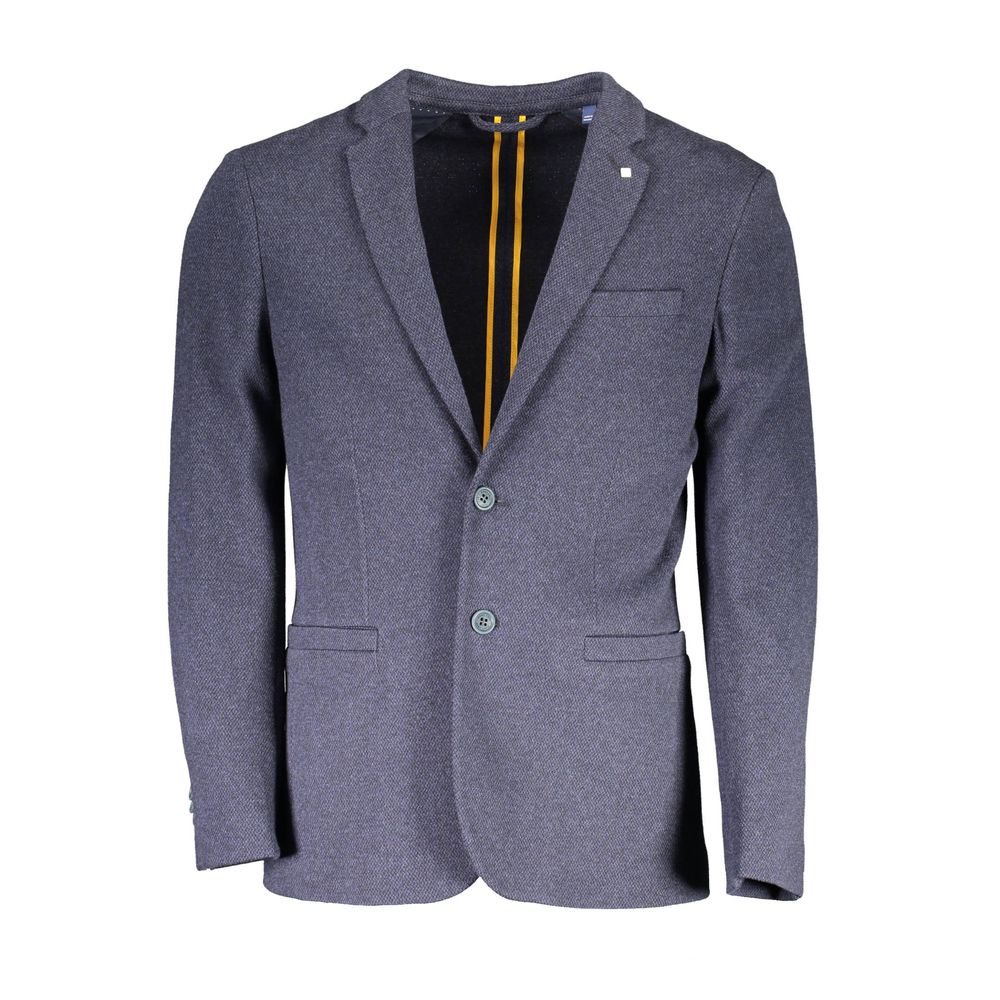 Gant Blue Cotton Blazer Jacket | Regal Royce